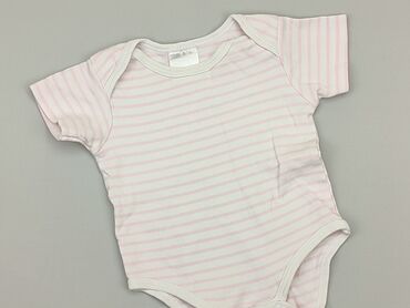różowe body niemowlęce: Body, 0-3 m, 
stan - Zadowalający