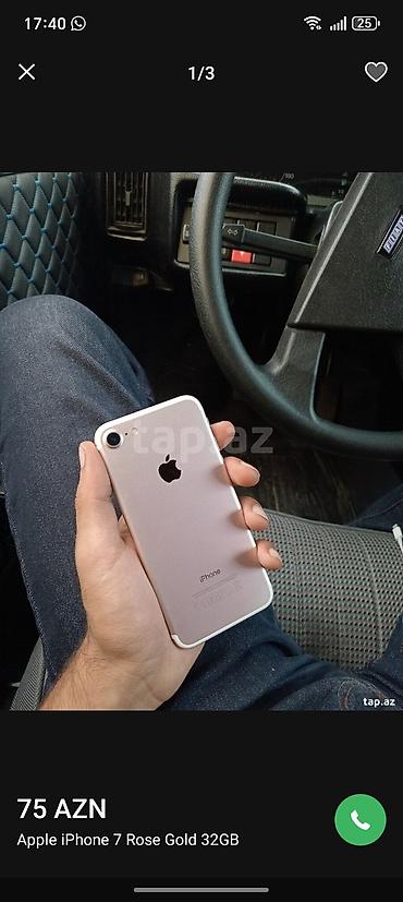 iphone 7 satisi: IPhone 7, 32 GB, Rose Gold, Barmaq izi — 5