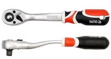 Ključevi: YATO reverzibilna racna 1/2" - Profesionalna racna sa četvrtastim — 3