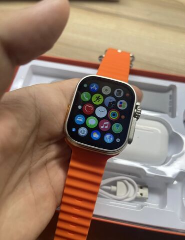часы золото: Applewatch 24 часов батарея Подключается на ios/android Доставка по