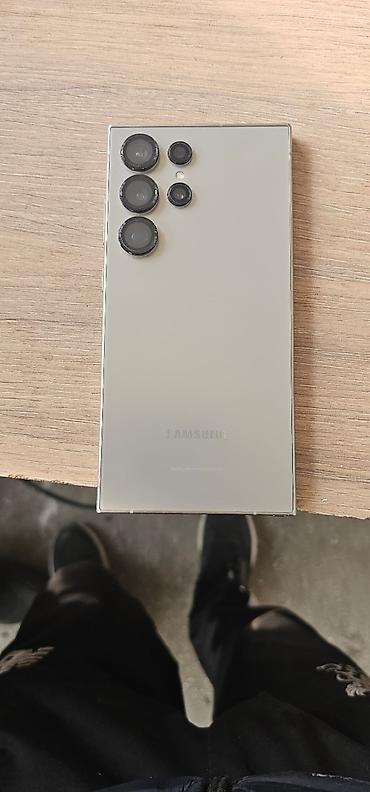 Samsung: Samsung Galaxy S24 Ultra, Б/у, 256 ГБ, цвет - Серый, 1 SIM, eSIM — 8