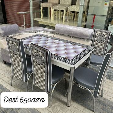 Masa və oturacaq dəstləri: Hər növ mebellərin satışı çatdırılma kredit mövcuddur nömrə aktiv — 10