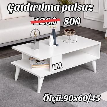 stol stul satilir: Dördbucaq masa, Açılmayan, Təkərsiz, Laminat, Zəmanətsiz — 1