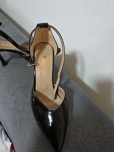 kožne cizme: Elegantne ženske cipele na štiklu – Perla - Model: d’Orsay salonke sa — 1