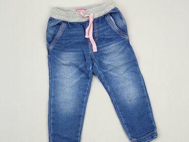 kombinezon do spania swiateczny: Spodnie jeansowe, Young Dimension, 12-18 m, stan - Bardzo dobry