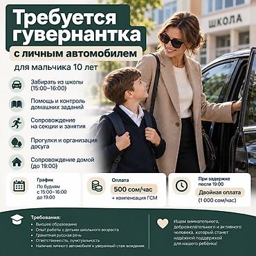 требуется парехмахер: Требуется Няня Неполный рабочий день — 1