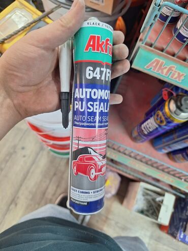 химия для мойки двигателя: Автомобильный полиуретановый герметик Akfix 647FC предназначен для