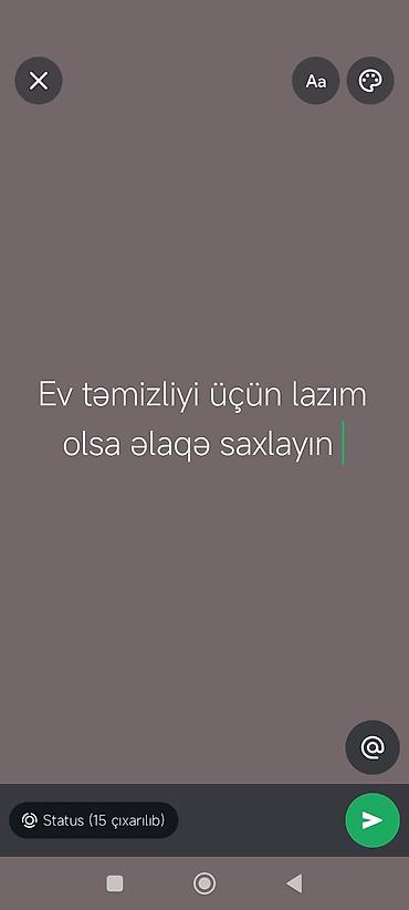telefon temir yeri: Təmizlik | Evlər | Ümumi təmizlik — 1