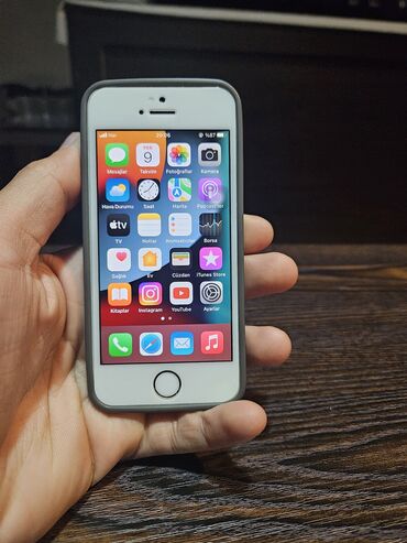 Apple iPhone: IPhone SE, 64 GB, Qızılı, Barmaq izi