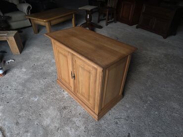 Komode: Drveni dvokrilni kabinet/komoda od punog hrasta - Materijal: masivni — 10