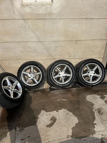 1.Диски звезды R15 4.114 6.5J под хром с масло резинами Сентара 1 at lalafo.kg 1.Диски звезды R15 4.114 6.5J под хром с масло резинами Сентара 1