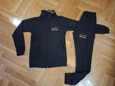 Trenerke: Komplet, Nike, bоја - Crna, Poliester — 9