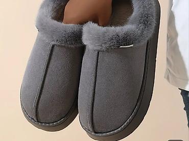 Tərliklər: Unisex ev terlikləri – isti, yumşaq və rahat - Model: qapalı burunlu — 2