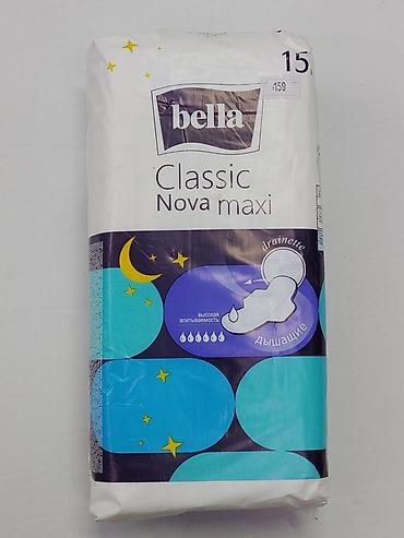 бумажные салфетки: Bella Classic Nova Maxi — женские гигиенические прокладки. - Размер — 1
