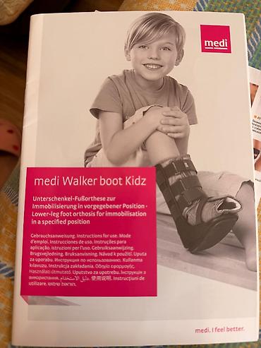 Мед. товарлар: Детский ортез-ботинок medi Walker boot Kidz для голеностопа, размер — 2