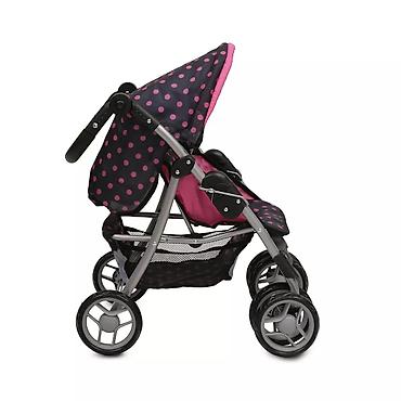 cipela auto: Kolica za lutke Pinky Dots – MONI (šifra: CAN6449-70) Opis: - Igračka — 2