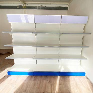 Стеллажи: Металлический стеллаж сборный, торговые стеллажи, железная мебель — 4