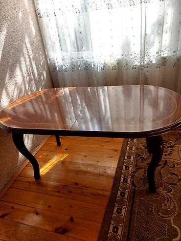 taxtalar: Açılan/uzadıla bilən yemək masası - Material: taxta karkas, parlaq — 2