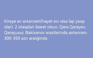 qara qarayevdə: 2 otaqlı, 7 kv. m