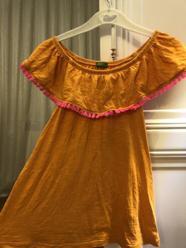 usaq donu: Детское платье цвет - Оранжевый