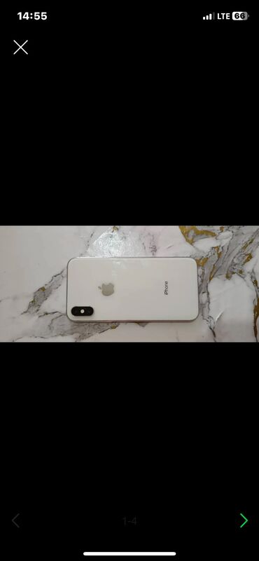 чехол x: IPhone Xs, Колдонулган, 512 ГБ, Ак, Коргоочу айнек, Каптама, 80 %