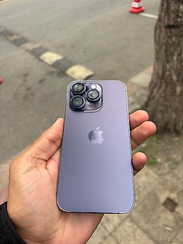iphone sunuru: IPhone 14 Pro, 128 GB, Deep Purple, Face ID — 1