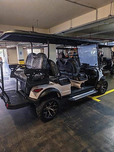 Microcar: Elektrik golf karı – 4+2 yerlik, off-road təkərli Məhsul təsviri: - — 6