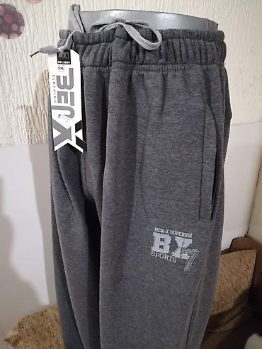 šuškave trenerke: Nova muska pamucna trenerka donji deo Benx u velikoj velicini 4XL 5XL — 4
