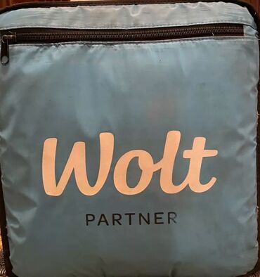 Digər restoran, kafe avadanlığı: Wolt çantası satılır. İşlənib. Qiymət sondur