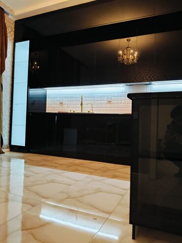 Sifarişlə mətbəx mebeli: Sifarişlə mətbəx dəsti, Özü çəkən petlələr, MDF, Kredit var, Pulsuz çatdırılma — 9