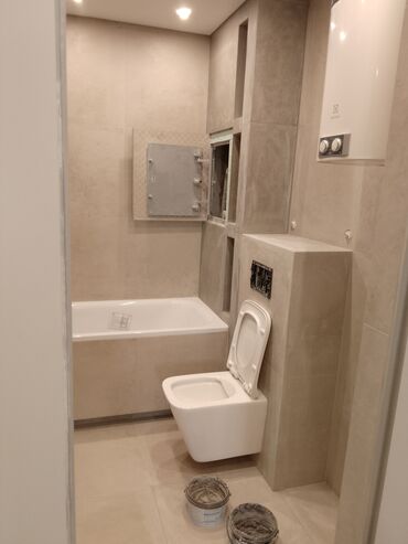 Plitə işləri: Keramik və kafel işləri – peşəkar hizalama və döşəmə/ divar tətbiqi - — 4