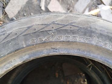 ролик натяжной: Шины 225 / 50 / R 17, Всесезонная, Б/у, Пара, Легковые — 2