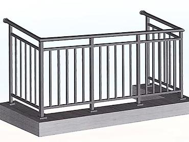Balkon məhəccərləri: Balkon məhəccəri, Dəmir — 10