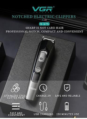 hesab satış: VGR 175 - Universal Trimmer dəsti 5in1 / Cord-Cordless / 600mah / — 2