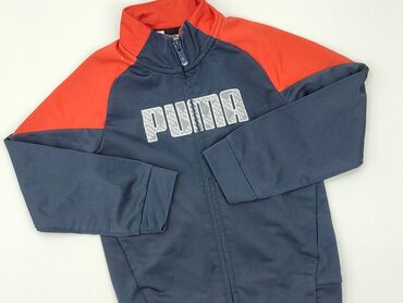 elegancki sweterek dla dziewczynki: Sweatshirt, Puma, 5-6 years, 110-116 cm, condition - Good