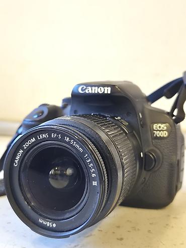 canon eos 60d: Canon EOS 700D DSLR fotoaparat + Canon Zoom Lens EF‑S 18–55mm — 1