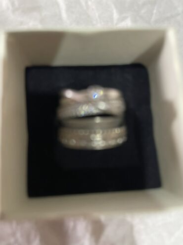 Серебряные кольца: Кольцо, Коктейльное, Проба 925, Женские, Топаз, Циркон, Новый — 6
