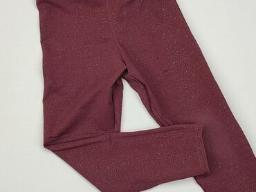 szerokie spodnie dla dziewczynek: Leggings for kids, 9 years, 128/134, condition - Good