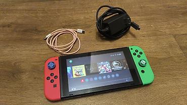 Nintendo Switch: Продаю прошитый Nintendo switch встроенная память 32+128гб флешка — 9