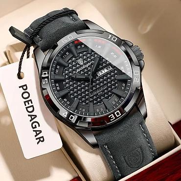 ultra watch: Kişi qol saatları kolleksiyası 1) Poedagar analog saat - Rəng: qara - — 3