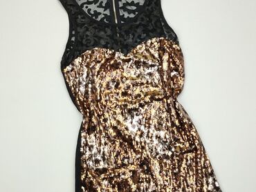 złota sukienki na sylwestra: Blouse, XL (EU 42), condition - Good