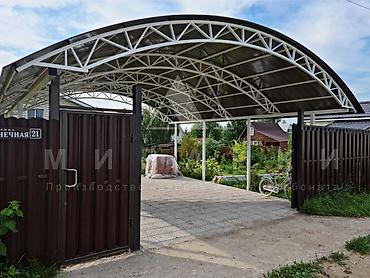 Навесы: Навес, Арочный, Металл, Поликарбонат, Новый, Бесплатный выезд — 8