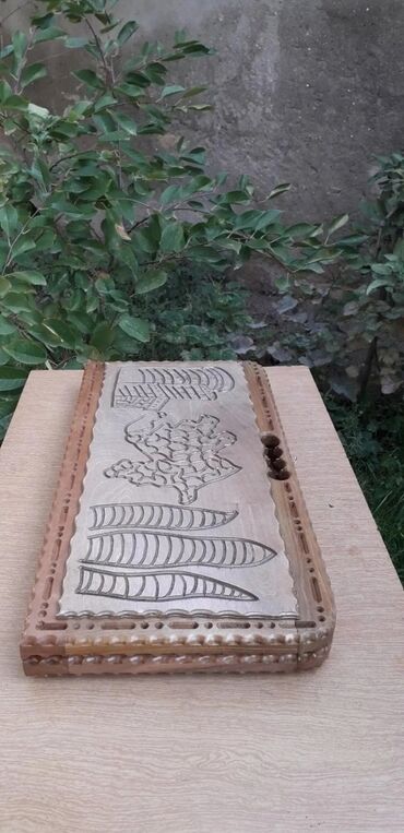 Nərdlər: Əl işı – taxta nərd/şaqul-şahmat dəstləri - Material: təbii ağacdan — 5