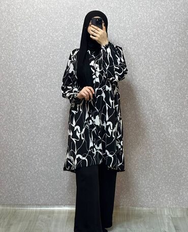 Dəstlər, kostyumlar: Hicab geyimi hicab paltarı dəst *Parça: Cesika (Mədinə ipəyi)* *Ölçü — 14