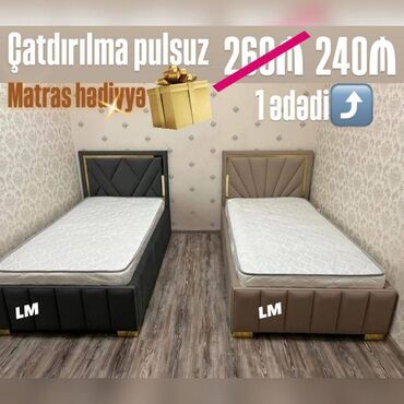 ikinci el tek kravat: Yeni, Təknəfərlik çarpayı, Matras ilə