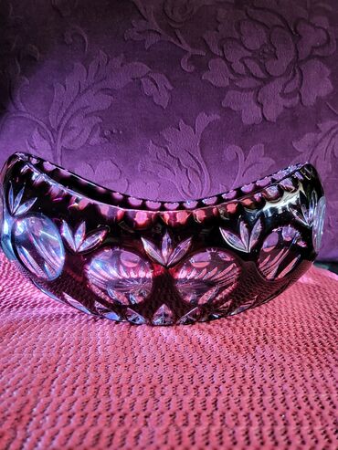 Ostalo posuđe: Cinija nova gondola,kristal,led kristal 70te Nachtmann. Cinija je — 5