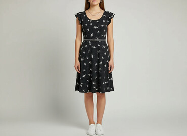 czarne obcisla bluzki: Women`s dress, size S