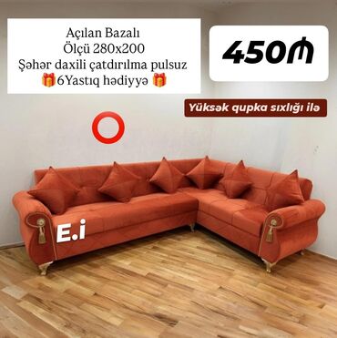 Çarpayılar: Künc divan, Yeni, Açılan, Bazalı, Şəhərdaxili pulsuz çatdırılma
