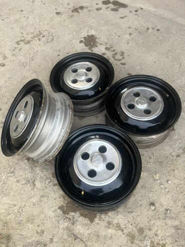 Диски: Железные Диски R 13 Комплект, отверстий - 4, Б/у — 4