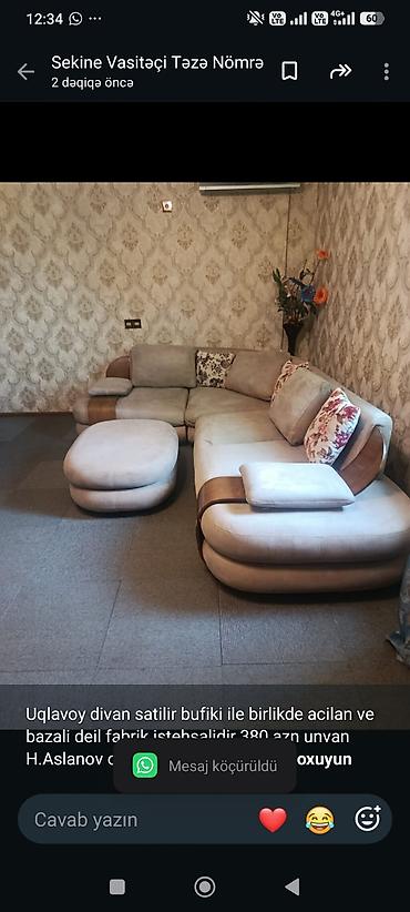 Uqlavoy divan satilir bufiki ile birlikde acilan ve bazali deil fabrik lalafo.az -da Uqlavoy divan satilir bufiki ile birlikde acilan ve bazali deil fabrik